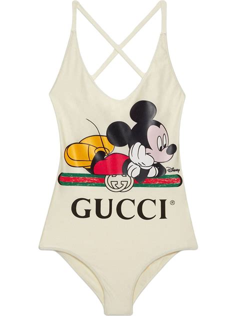 gucci mickey mouse bathing suit|disney gucci dresses.